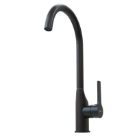Смеситель для кухни MIXLINE МЛ23-032/ML23-032, рычажное управление, цвет черный