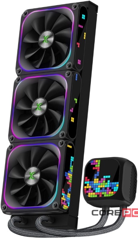 Система жидкостного охлаждения для процессора XASTRA LZ360 ARGB BK Black (LZ360-BKAFAX-GL)