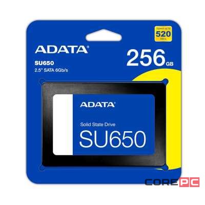 Твердотельный накопитель ADATA XPG 256 Gb SU650 ASU650SS-256GT-R