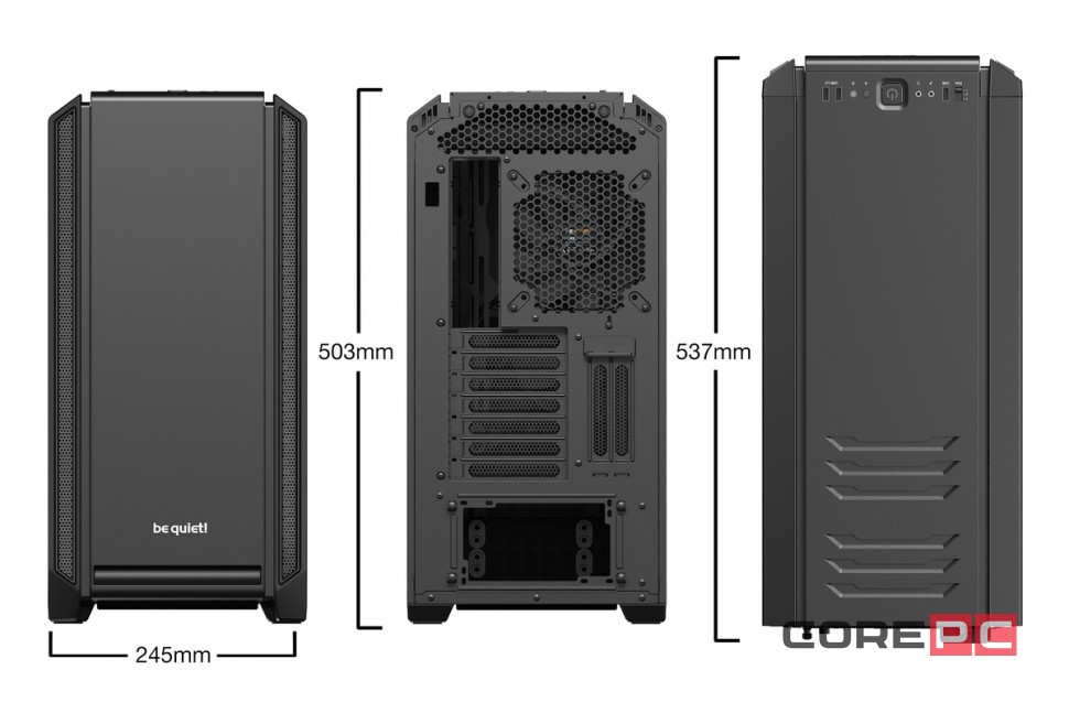 Компьютерный корпус Be Quiet! SILENT BASE 601 WINDOW Black BGW26