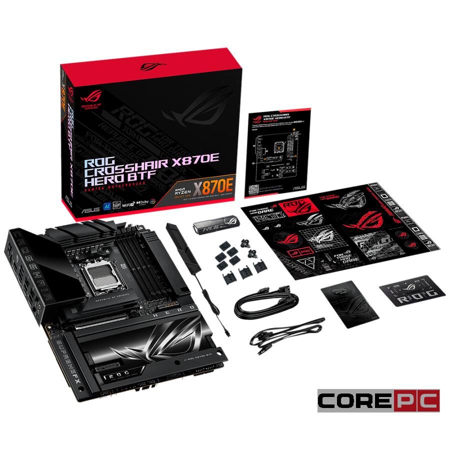 Материнская плата ASUS ROG CROSSHAIR X870E HERO BTF WIFI 7 (90MB1MX0-M0EAY0)