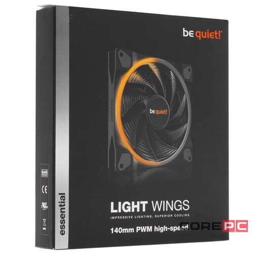 Корпусной вентилятор Be Quiet! LIGHT WINGS 140mm PWM BL075