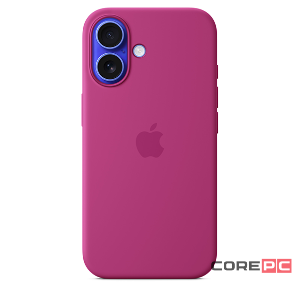 Чехол-накладка Silicone Case with MagSafe для iPhone 16 Plus (Fuchsia)