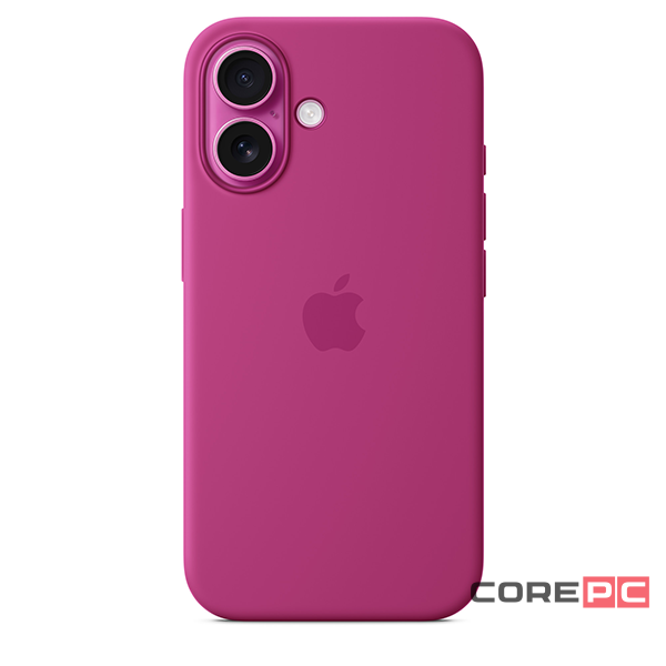 Чехол-накладка Silicone Case with MagSafe для iPhone 16 Plus (Fuchsia)