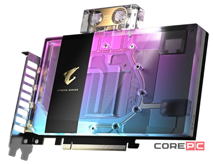 Видеокарта Gigabyte (GV-N5080AORUSX WB-16GD) GeForce RTX 5080 16GB XTREME WATERFORCE WB