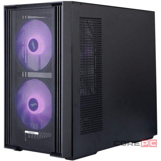 Компьютерный корпус 1STPLAYER AU6 ARGB Black (AU6-BK-2FA7-14-2FA7R-1FA7)