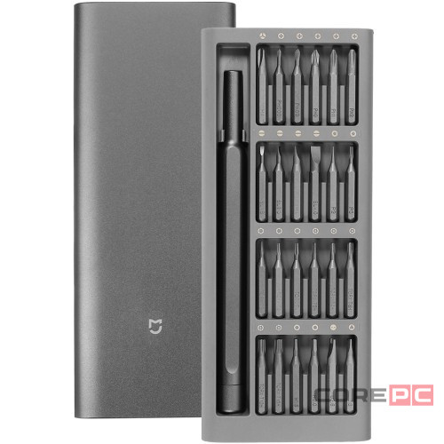 Отвертка электрическая Xiaomi MiJia Wiha Electric Screwdriver Set 24 в 1 (MJDDLSD003QW) серая