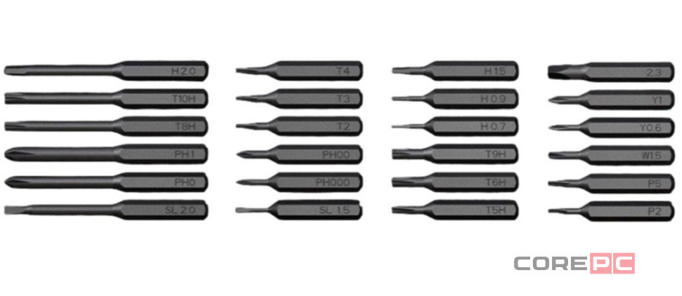 Отвертка электрическая Xiaomi MiJia Wiha Electric Screwdriver Set 24 в 1 (MJDDLSD003QW) серая