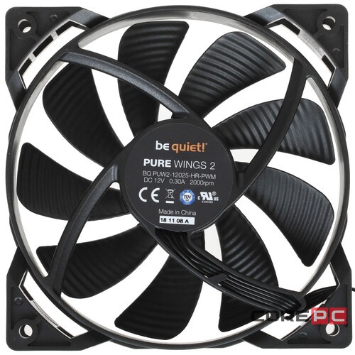 Корпусной вентилятор Be Quiet! PURE WINGS 2 120mm High-Speed BL081