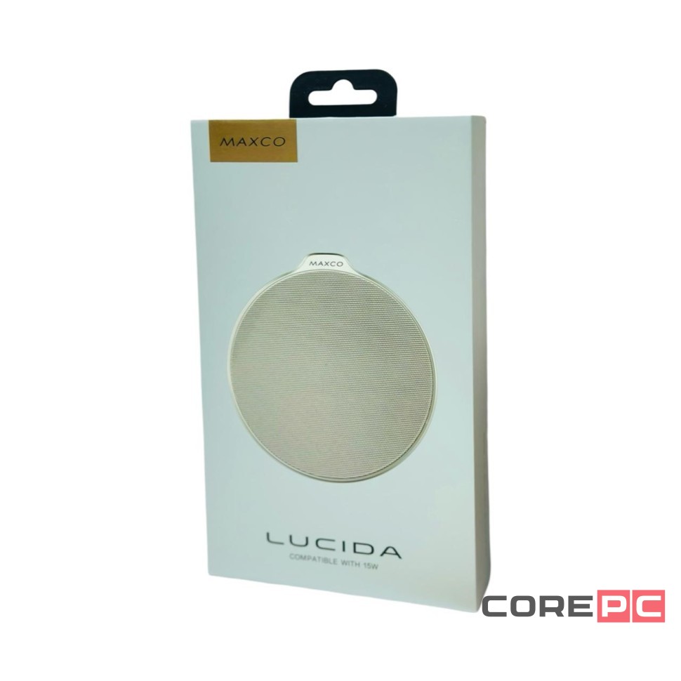 Беспроводное зарядное устройство Maxco Lucida MCW-01 серебристое
