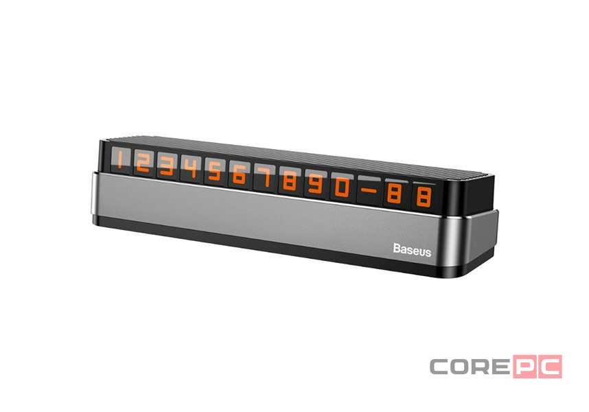 Парковочная карта Baseus Moonlight Box Series ACNUM-B0G серая