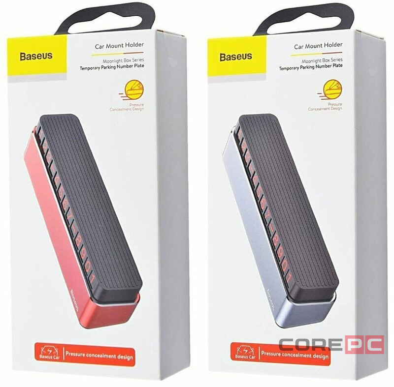 Парковочная карта Baseus Moonlight Box Series ACNUM-B0G серая