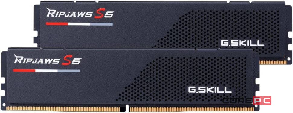 Оперативная память 32 Gb 6000 MHz G.Skill RIPJAWS S5 Black (F5-6000J3648D16GX2-RS5K)