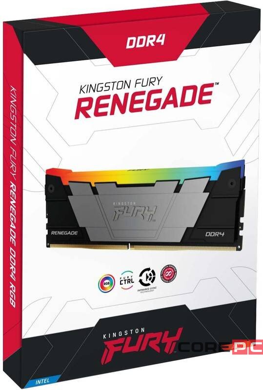 Оперативная память 32 Gb 3200 MHz Kingston FURY Renegade RGB XMP Black (KF432C16RB2A/32)