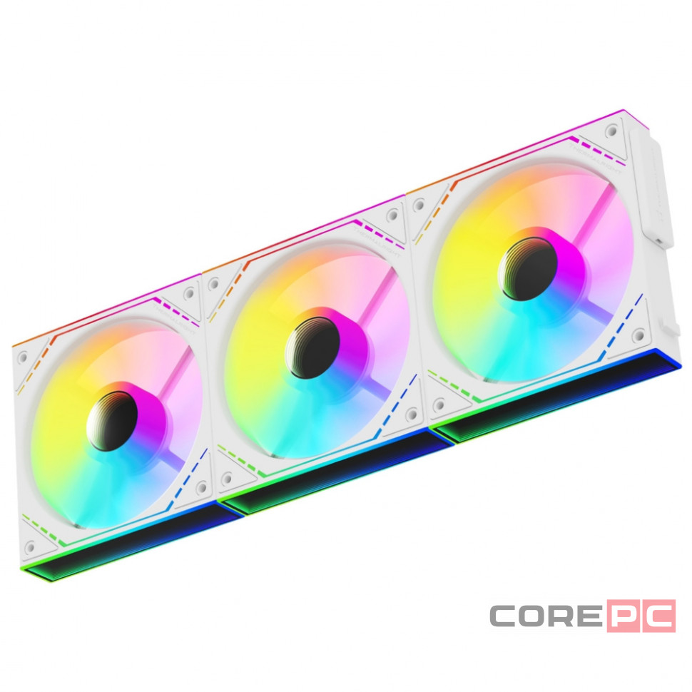 Комплект вентиляторов для корпуса Thermalright TL-M12QW-S X3 ARGB White (TRTLM12QWS.3P)