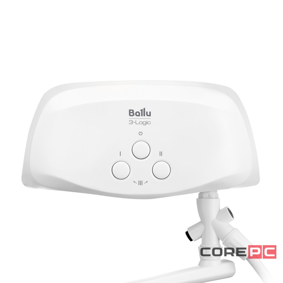 Водонагреватель проточный Ballu 3-Logic TS (3,5 kW) - кран+душ
