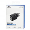 Сетевое зар. устр. Keephone Booster 1USB+1C Gan 20W черное