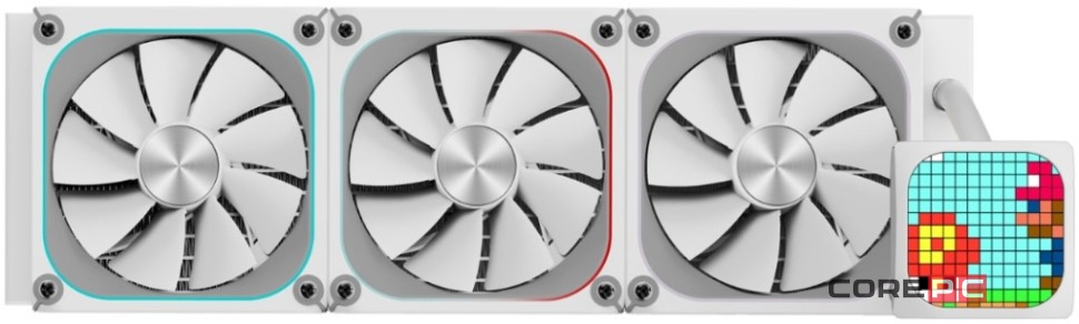 Система жидкостного охлаждения для процессора XASTRA LZ360 ARGB WH White (LZ360-WHAFAX-GL)