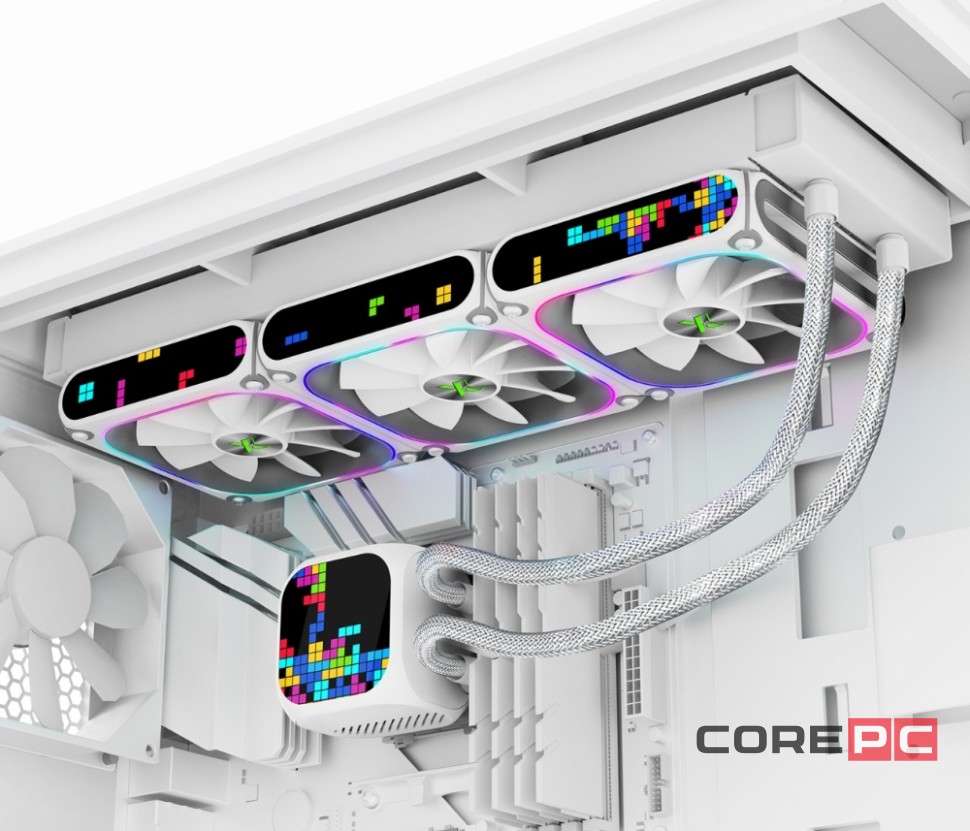 Система жидкостного охлаждения для процессора XASTRA LZ360 ARGB WH White (LZ360-WHAFAX-GL)