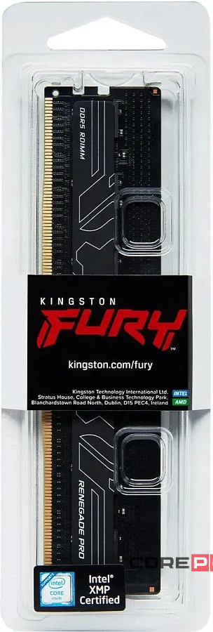 Оперативная память 16 Gb 6400 MHz Kingston FURY Renegade Pro XMP ECC Black (KF564R32RB-16)