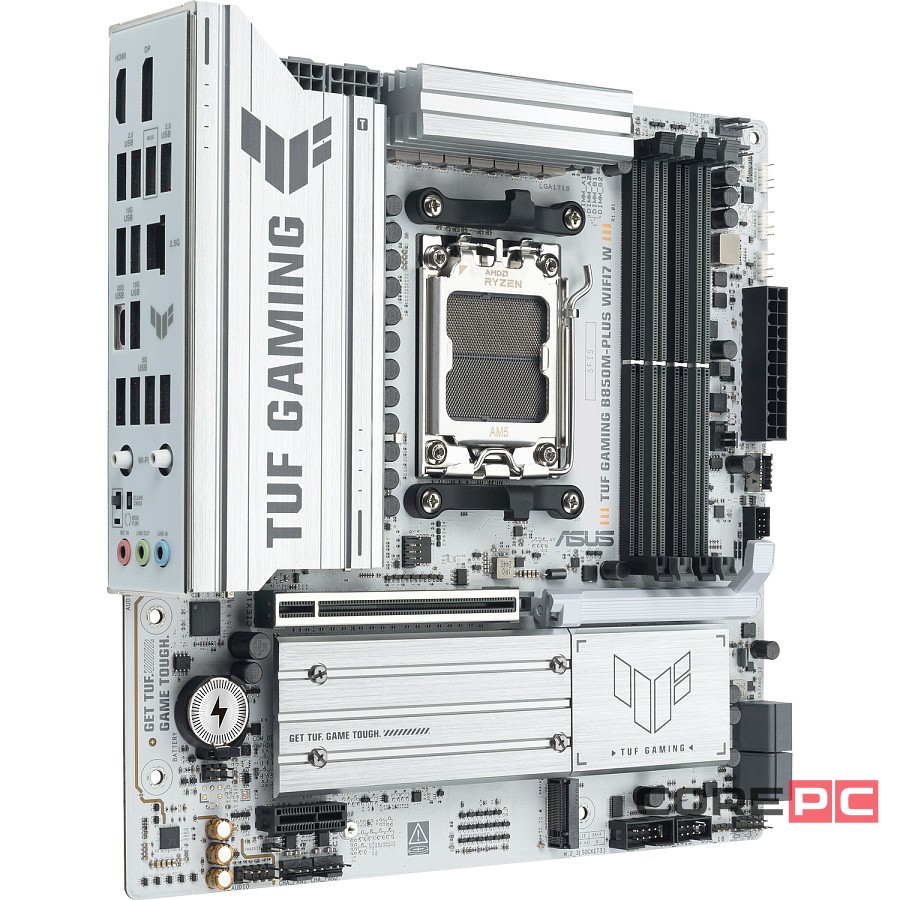 Материнская плата ASUS TUF GAMING B850M-PLUS WIFI7 White (90MB1MD0-M0EAY0)