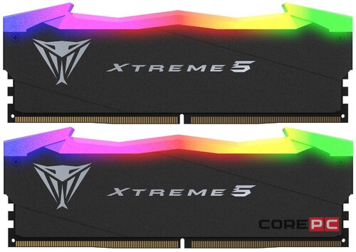 Оперативная память 32 Gb 8000 MHz Patriot XTREME 5 RGB (PVXR532G80C38KM)