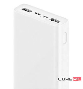 Универсальный внешний аккумулятор Xiaomi Mi Power Bank 3 20000 mAh (PLM18ZM) (белый)