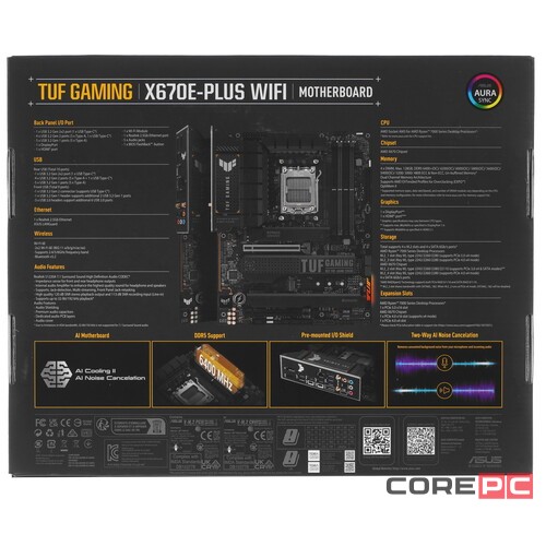 Материнская плата ASUS TUF GAMING X670E-PLUS WIFI 90MB1BK0-M0EAY0