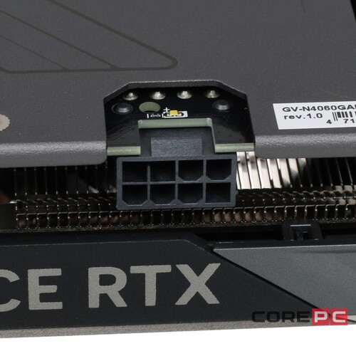 Видеокарта Gigabyte (GV-N4060GAMING OC-8GD) GeForce RTX 4060 8GB GAMING OC