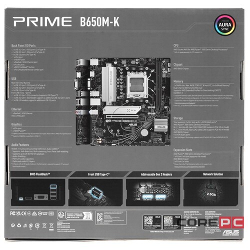 Материнская плата ASUS PRIME B650M-K 90MB1F60-M0EAY0
