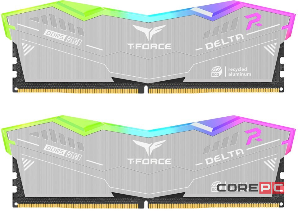 Оперативная память 64 Gb 6000 MHz Team Group T-FORCE Delta RGB ECO (FF2D564G6000HC38JDC01)