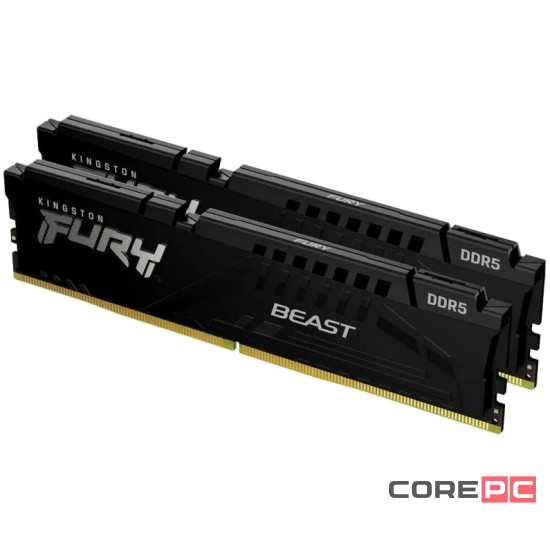 Оперативная память 64 Gb 6000 MHz Kingston FURY Beast (KF560C36BBE2K2-64)