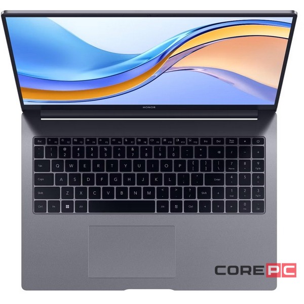 Ноутбук HONOR MagicBook X16 BRN-F58 (i5-12450H/8GB/512GB SSD/16"/1920x1200/Intel Iris Xe/Windows 11 Home) Серый