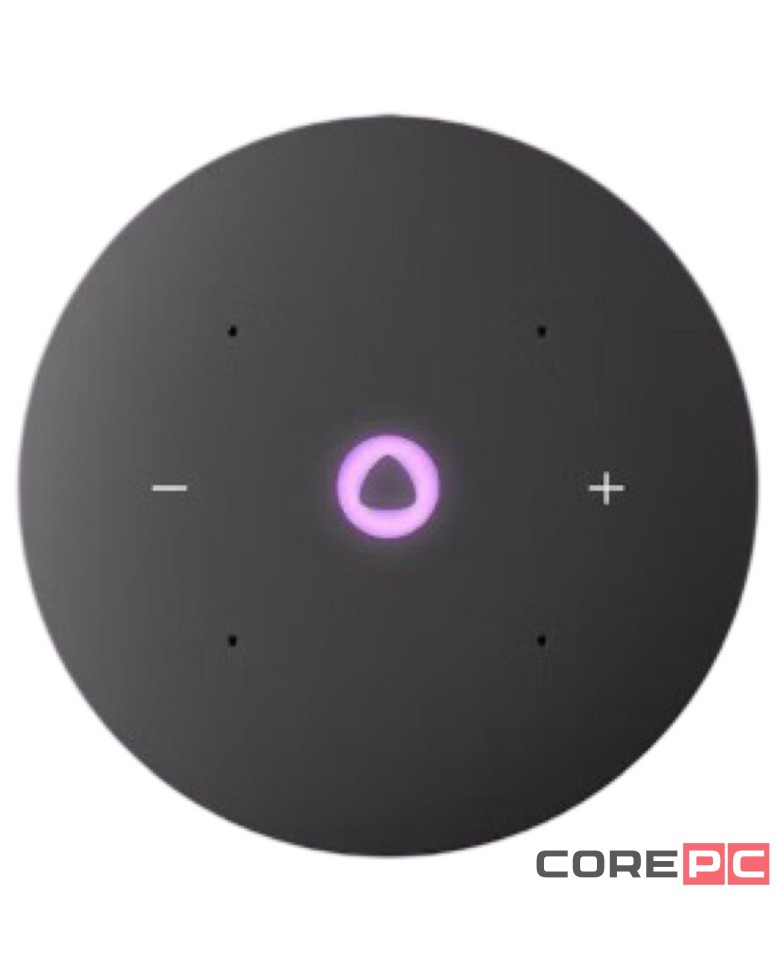 Умная колонка Яндекс Станция Мини 3 с часами серая