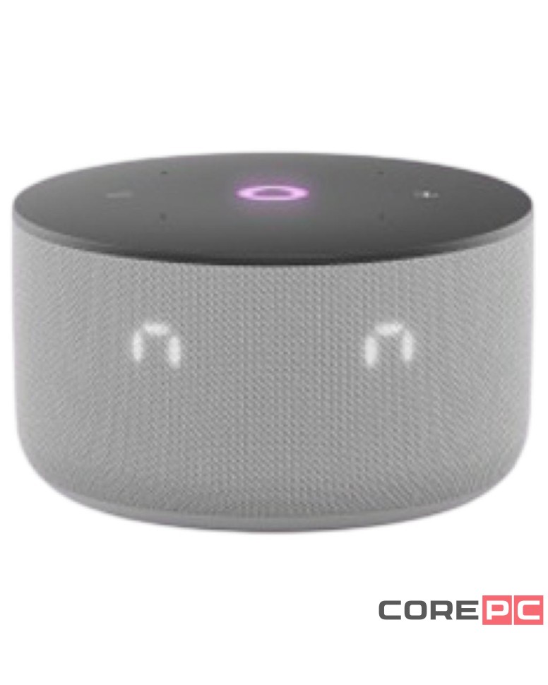 Умная колонка Яндекс Станция Мини 3 с часами серая