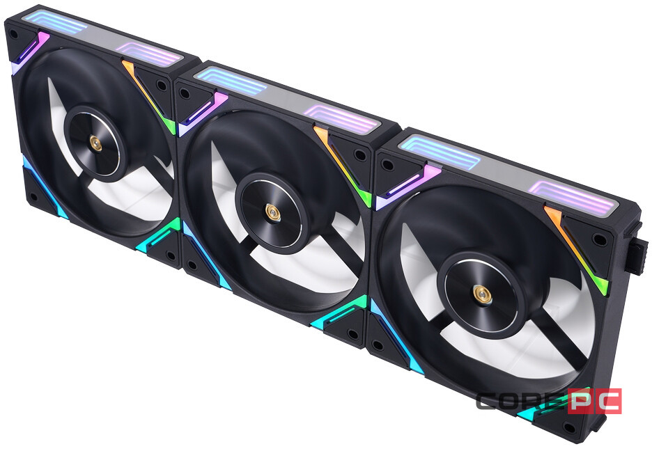 Комплект вентиляторов для корпуса 1STPLAYER XF7 ARGB Black (XF7-BK-3IN1)