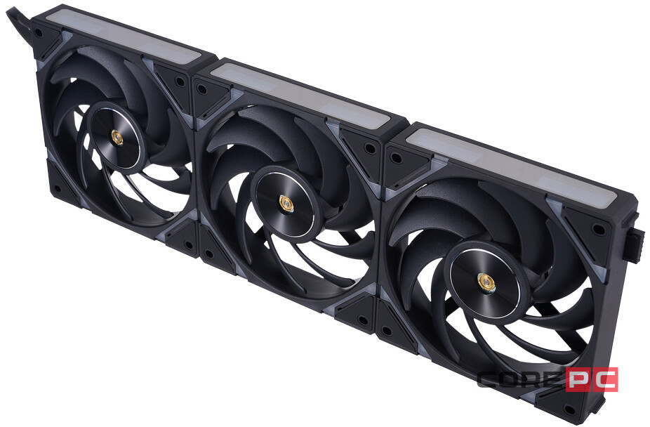 Комплект вентиляторов для корпуса 1STPLAYER XF7 ARGB Black (XF7-BK-3IN1)