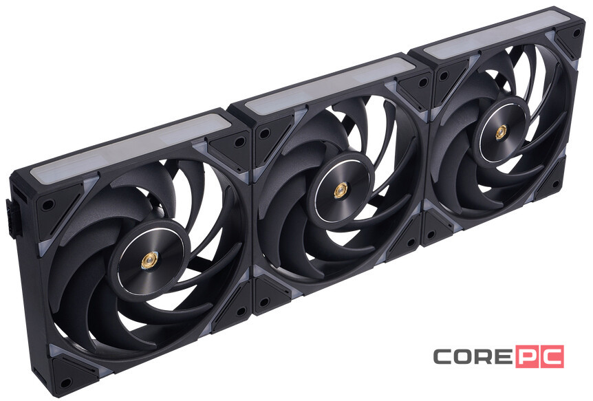 Комплект вентиляторов для корпуса 1STPLAYER XF7 ARGB Black (XF7-BK-3IN1)