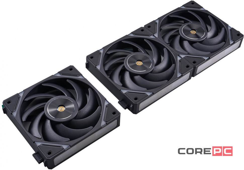 Комплект вентиляторов для корпуса 1STPLAYER XF7 ARGB Black (XF7-BK-3IN1)