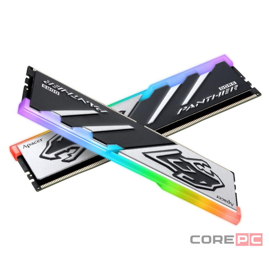 Оперативная память 32 Gb 5600 MHz Apacer Panther RGB OC Black/White (AH5U32G56C5229BAA-2)