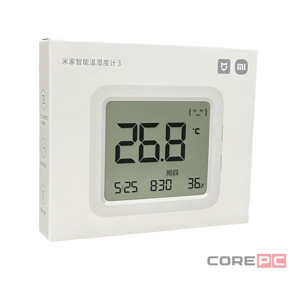 Метеостанция Xiaomi Mijia Intelligent Thermometer 3 MJWSD05MMC белый