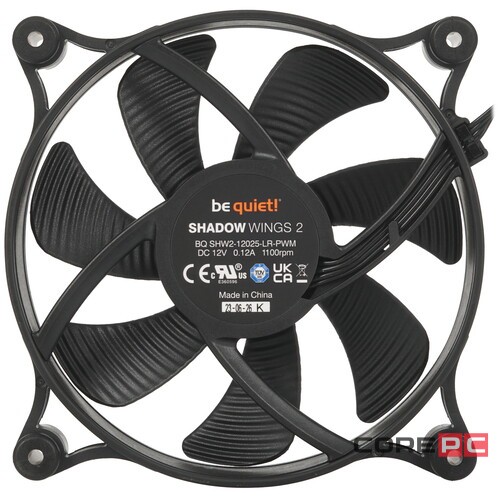 Корпусной вентилятор Be Quiet! SHADOW WINGS 2 120mm BL085