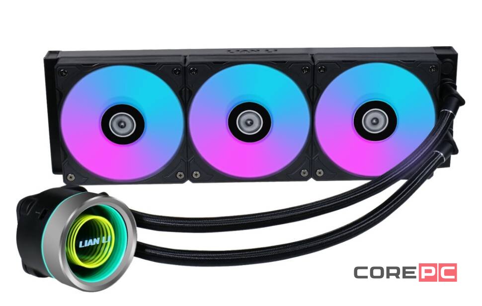 Система жидкостного охлаждения для процессора Lian Li GALAHAD II Trinity 360 Black ARGB (GA2T36B) (G89.GA2T36B.R0)