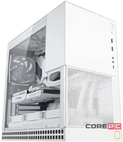 Компьютерный корпус Geometric Future Model 4 King Arthur White (1AM4KAWT00101) (GF_M4-KING-ARTHUR-WH)