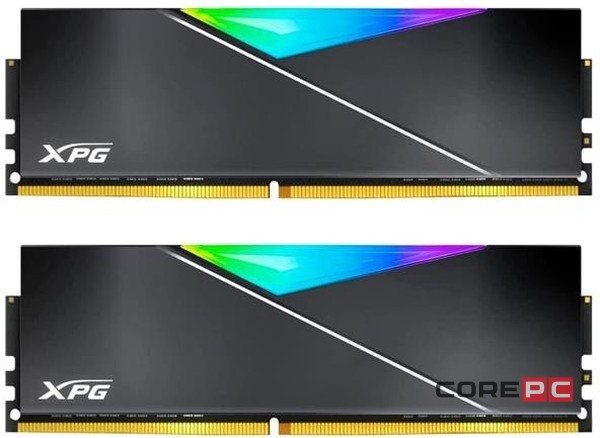 Оперативная память 16 Gb 3600 MHz ADATA XPG SPECTRIX D50 ROG RGB Black (AX4U36008G17H-DC50R)