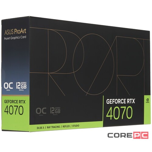 Видеокарта ASUS (PROART-RTX4070-O12G) GeForce RTX 4070 12GB PROART OC 90YV0J11-M0NA00
