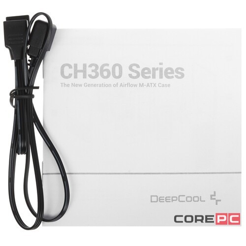 Компьютерный корпус Deepcool CH360 TG RGB White (R-CH360-WHAPE3-G-1)