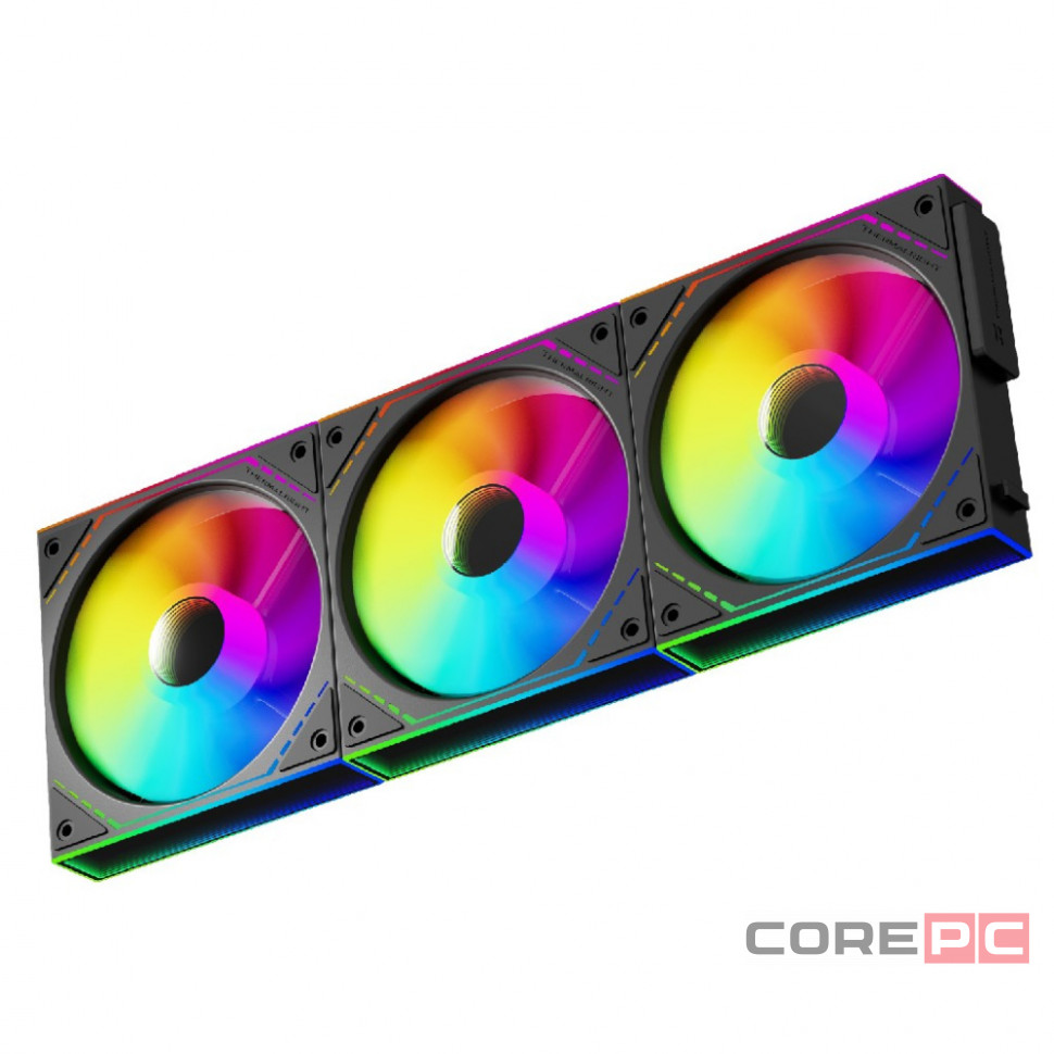 Комплект вентиляторов для корпуса Thermalright TL-M12QR-S X3 Reverse ARGB Black (TRTLM12QRS.3P)