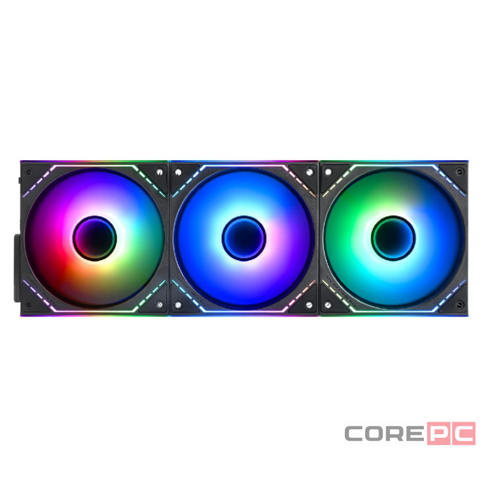 Комплект вентиляторов для корпуса Thermalright TL-M12QR-S X3 Reverse ARGB Black (TRTLM12QRS.3P)