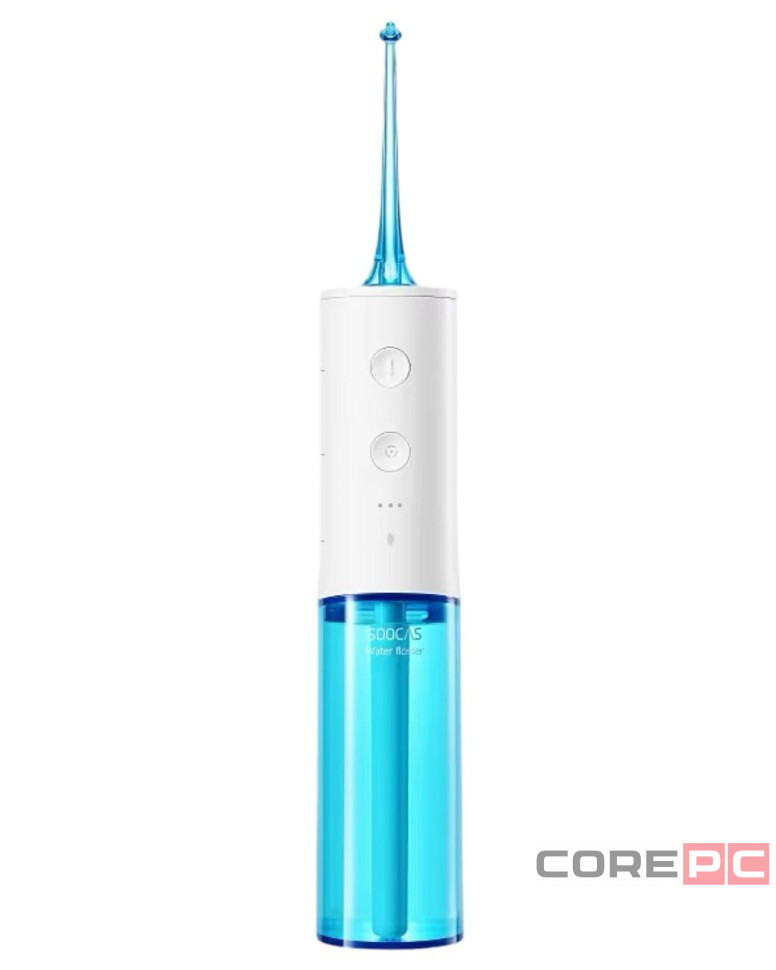 Электрический ирригатор для полости рта Soocas W3 pro 4 насадки синий